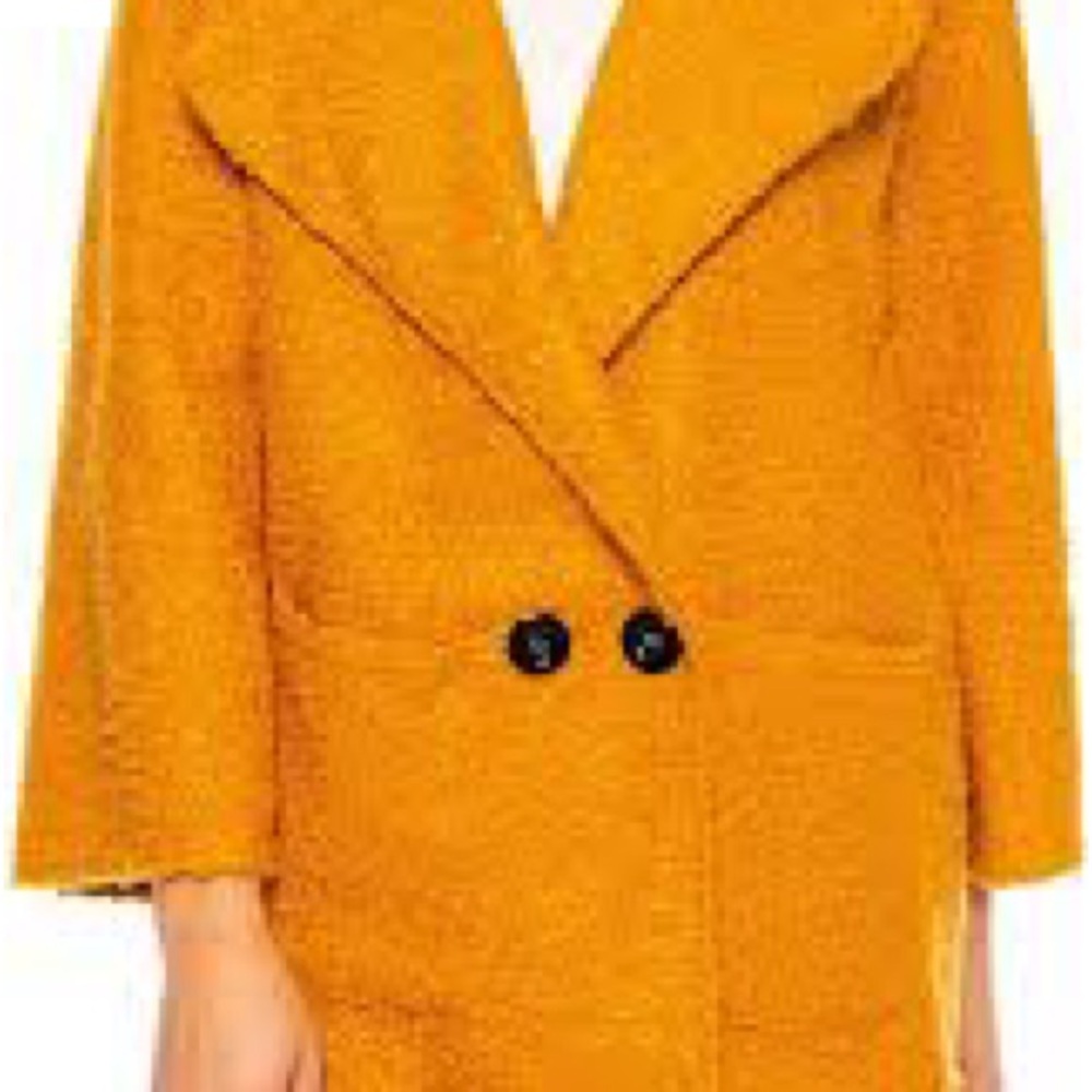 BCBGeneration Mustard Teddy Jacket - image 1